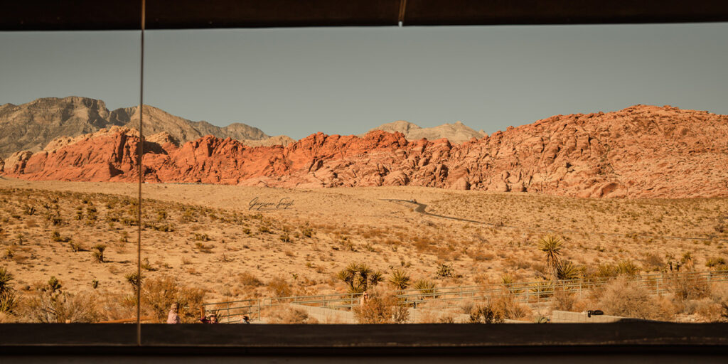 A View of Red Rock Canyon from Visitors Center